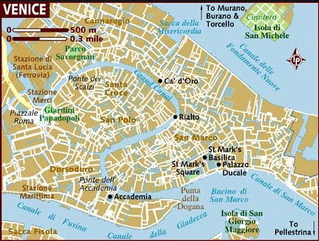 Map of Venice