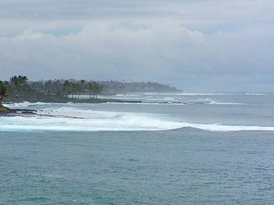 rough seas near Spouting Horn