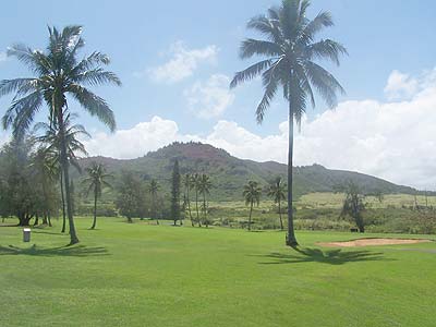 golf course view