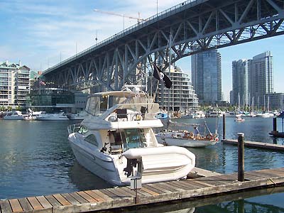 More expensive real estate at Granville Island