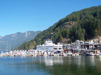 Ferry dock at Horseshoe Bay