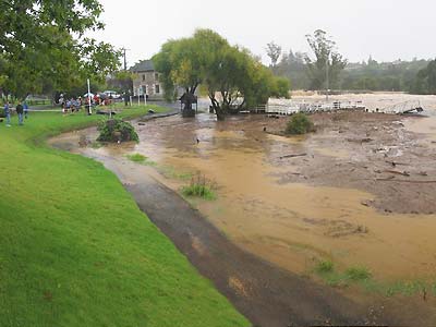 High tide is 3m above normal