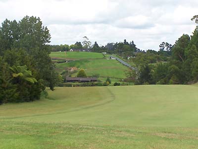 Tough par 5 at the Kerikeri Golf Club