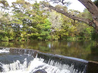 Upstream from the Rainbow Falls