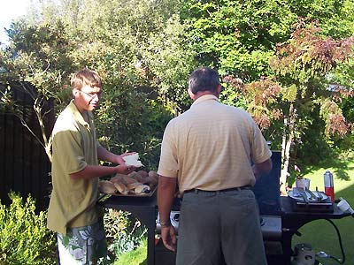 Matthew & Ray at the Barbeque