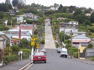 Baldwin Street - world's steepest street