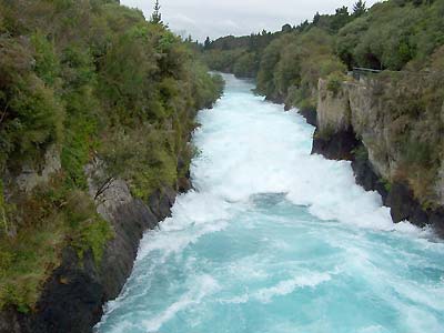 Huka Falls, just north of Taupo