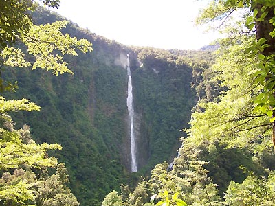 Waterfall just off the road 