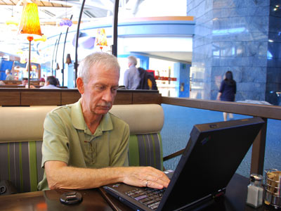 John in the Vancouver airport